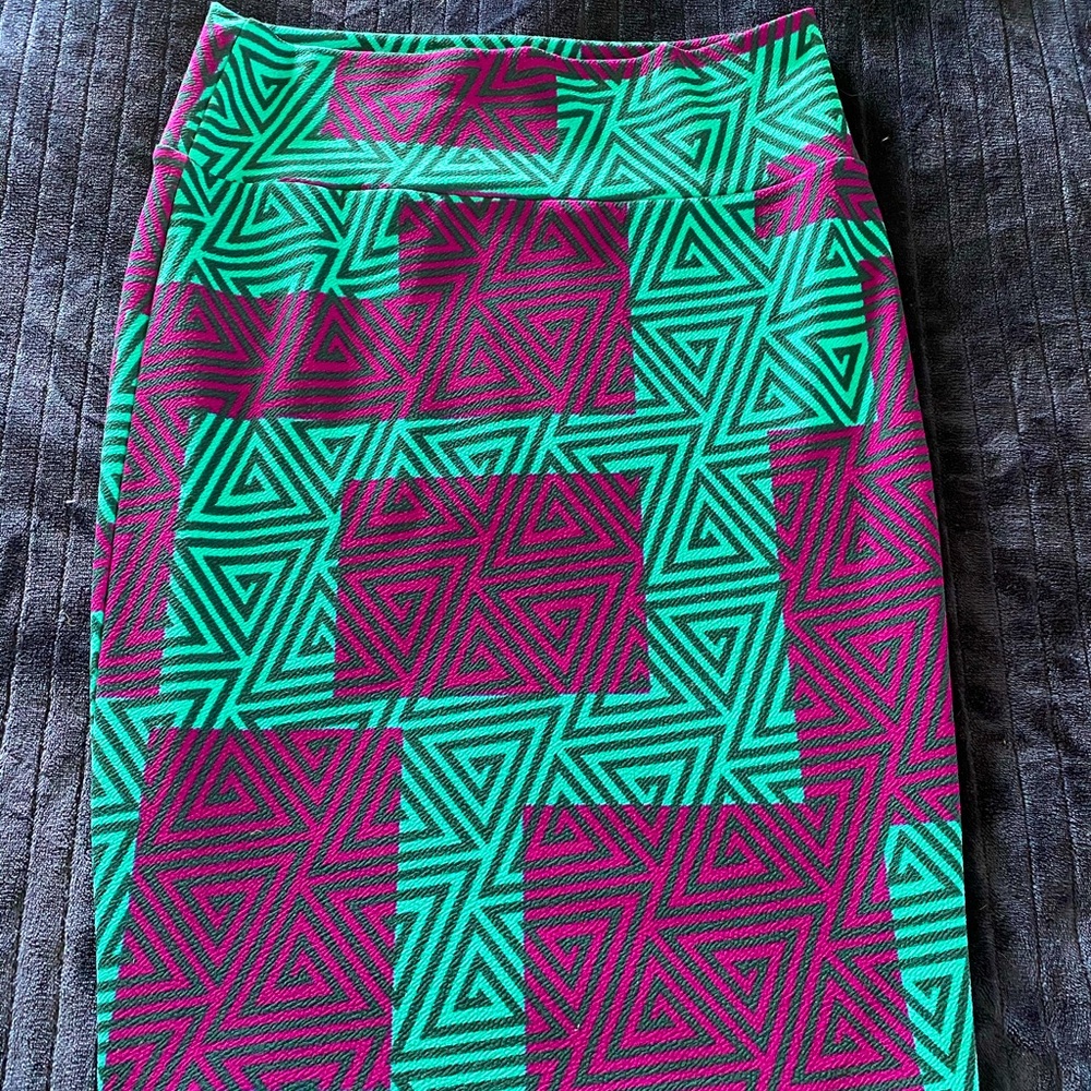 Colorful pencil skirt